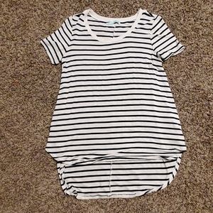 Maurices Striped Hi-Low Top